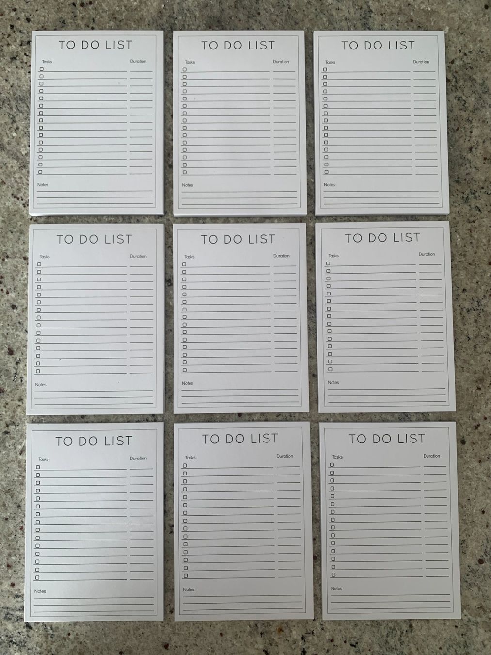 Blocs de correspondance: Bloc-notes TO DO LIST, neuf, lot de 9 – Neuf (Voir description) à Genève par sunsustains