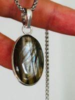 Labradorite Gemstone Handmade Jewelry necklace