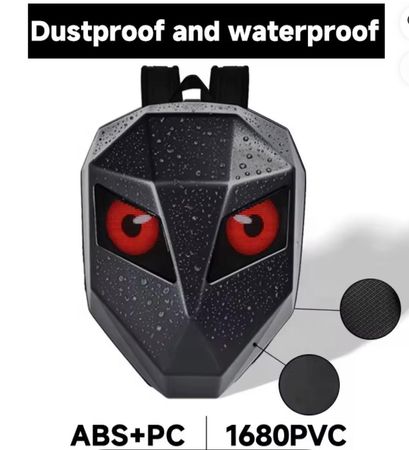 Waterproof motorcycle backpack with LED