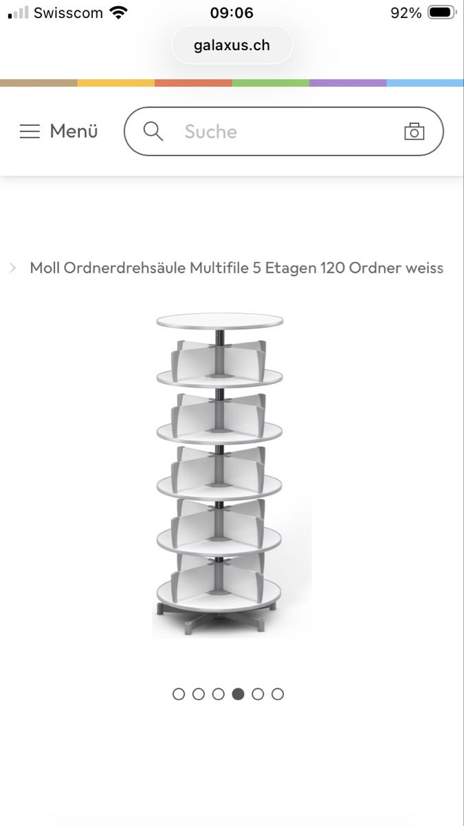 Moll Scaffali: Ordnerdrehsäule / Ordnersäule / Drehregal / Multifile Moll – Usato da Zürich venduto da DeMaria 4