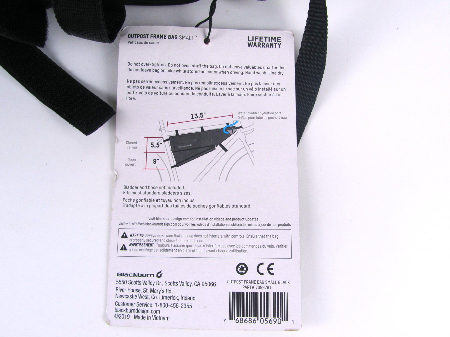Taschen: BLACKBURN Outpost Frame Bag Small – Gebraucht aus Muhen von Restwert_Muhen 6