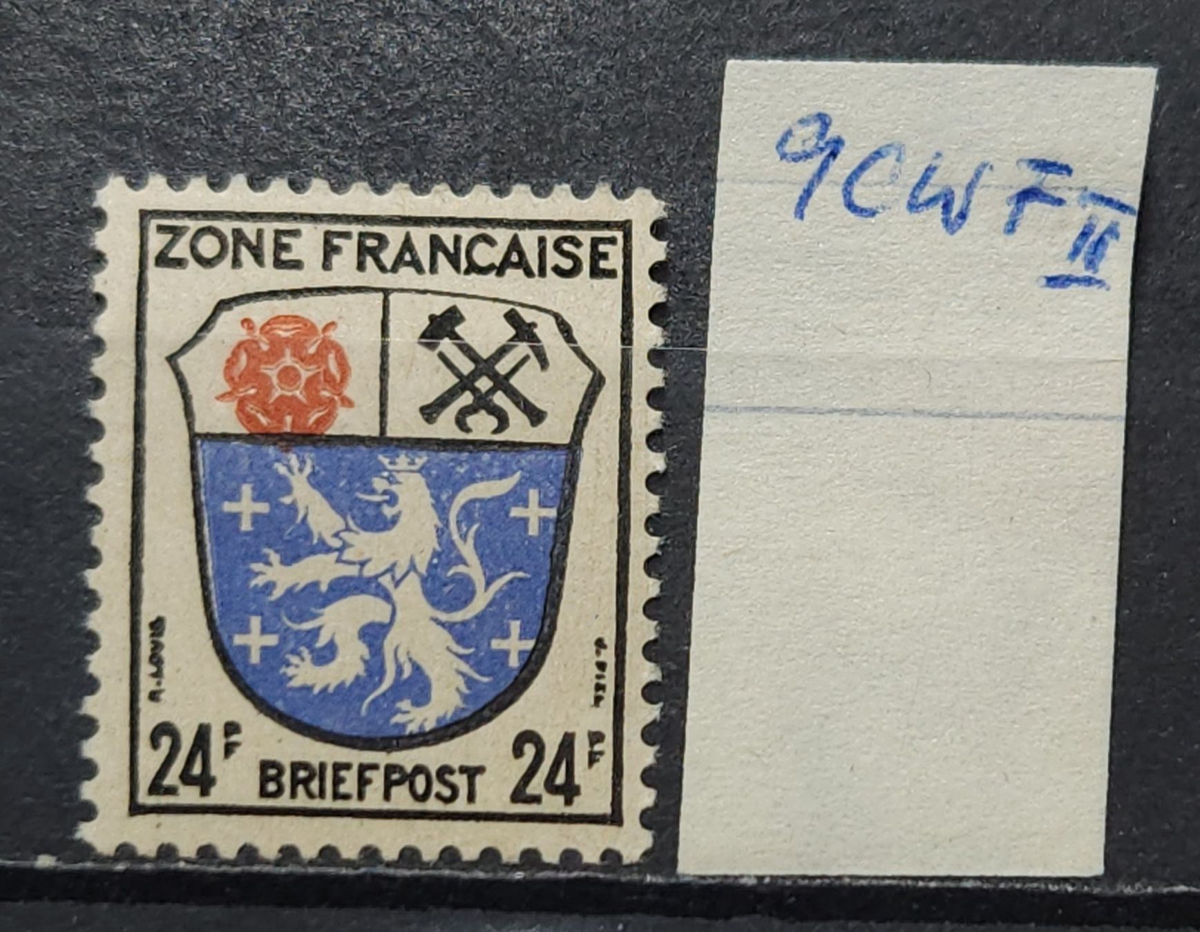 Tutti i francobolli: Franzö Zone Allgemeine Mi-Nr.9cw ll Postfrisch Geprüft BPP – Nuovo (secondo la descrizione) da Kriens venduto da Nidfeld45