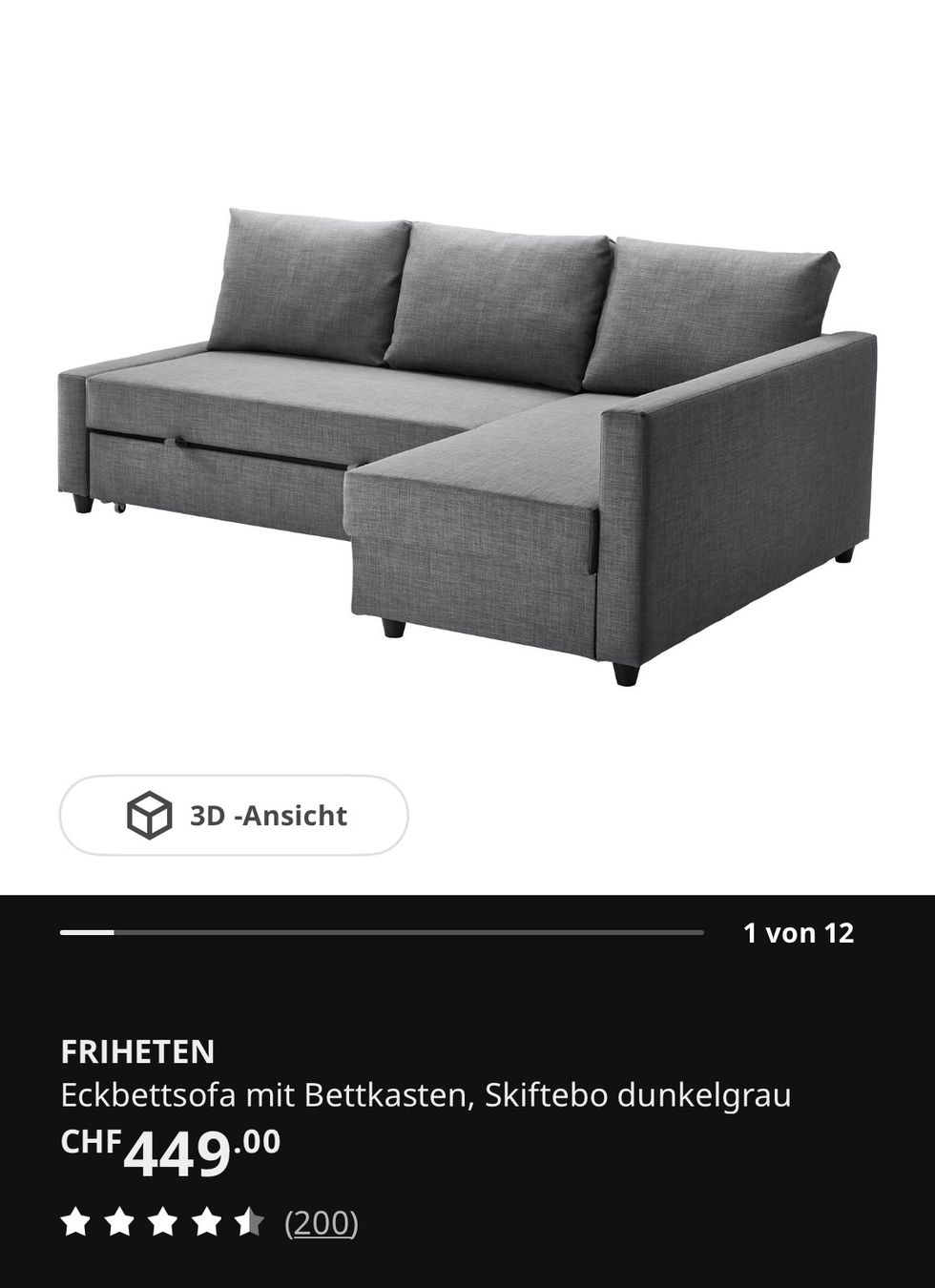 Ikea Sofas: IKEA Schlafsofa – Neuf (Voir description) à Luterbach par sarita10 2