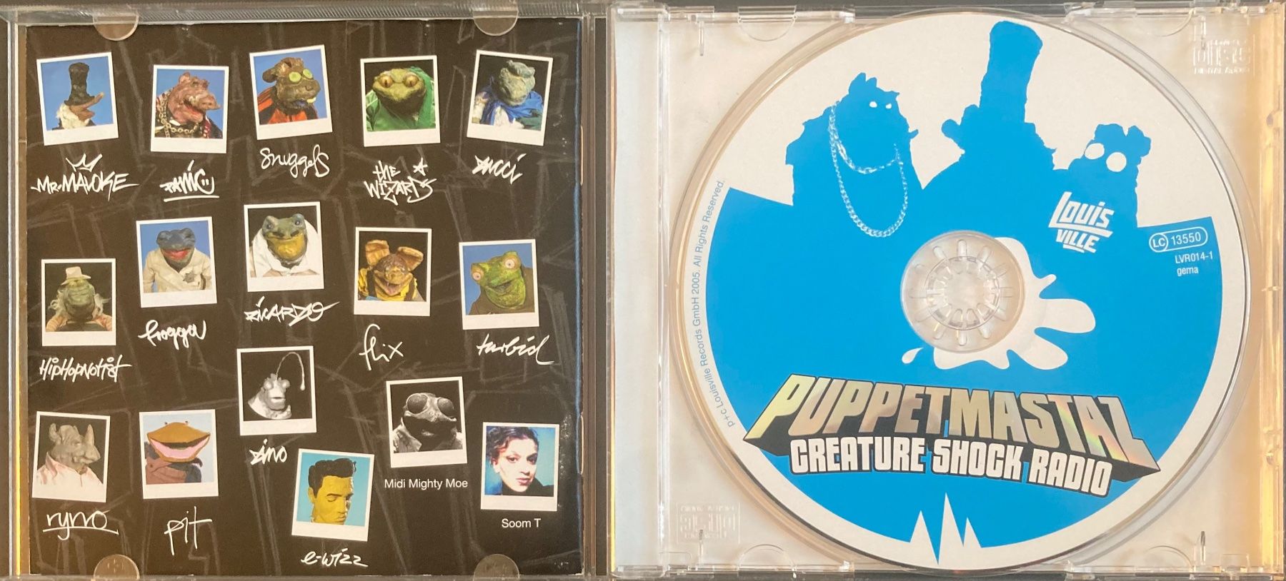 CDs: PUPPETMASTAZ - CREATURE SHOCK RADIO – D'occasion à Poliez-Pittet par Newtown-Records 2