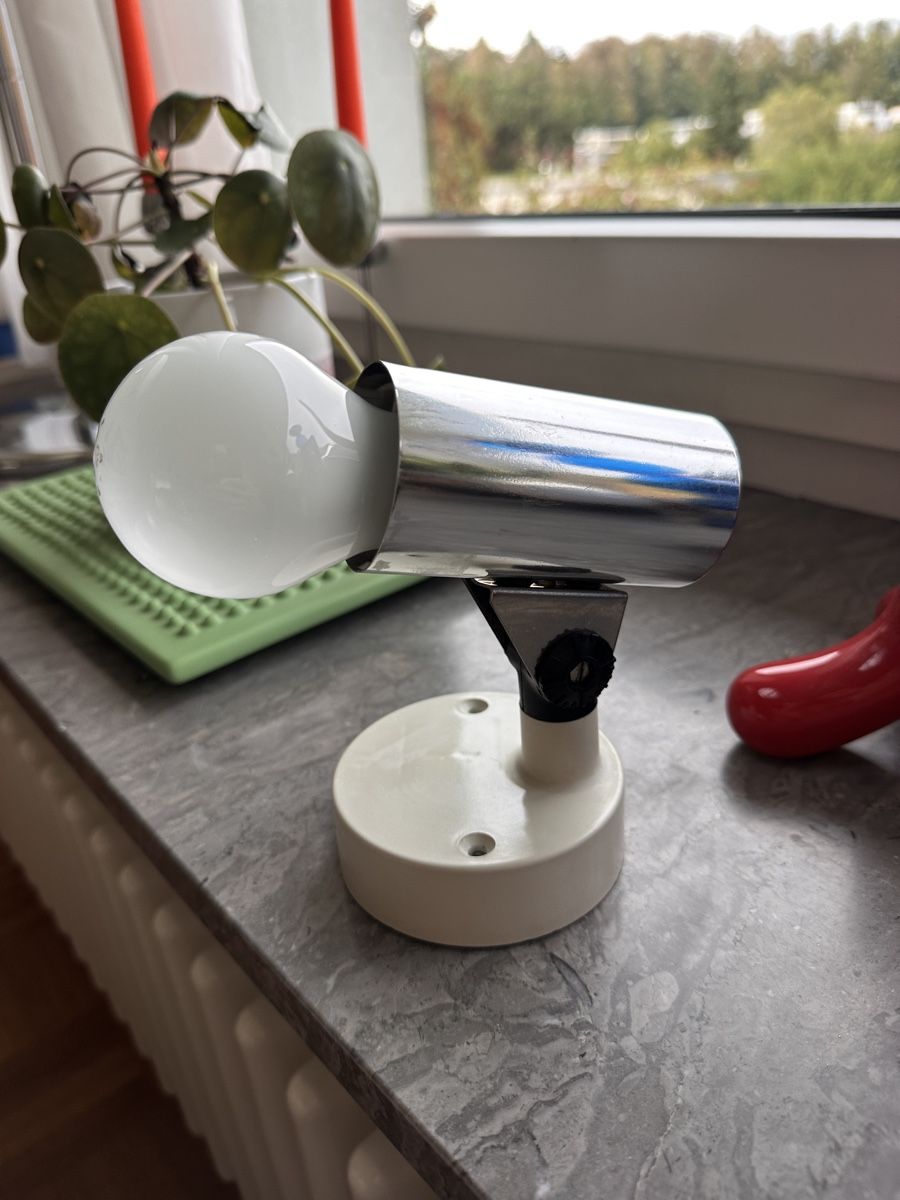 Lampen: Hoffmeister Chrom designer Wandlampe  – Gebraucht aus Baden von Marytumby 2