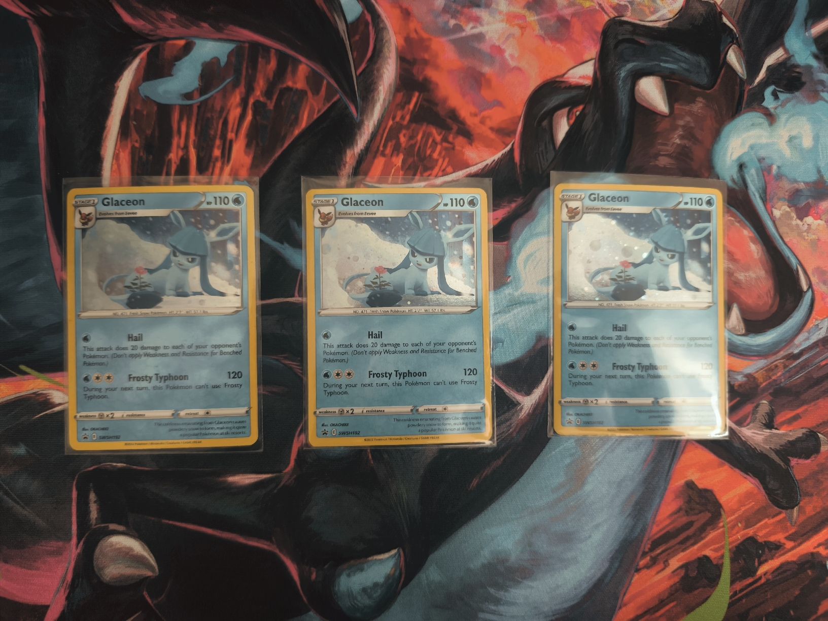 Pokémon Cartes à collectionner: Pokémon 3 evoli Glaceon – D'occasion à Romanshorn par jam_2hrk