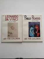 Art for Children 1987– Leonardo da Vinci & Picasso (2 Books)