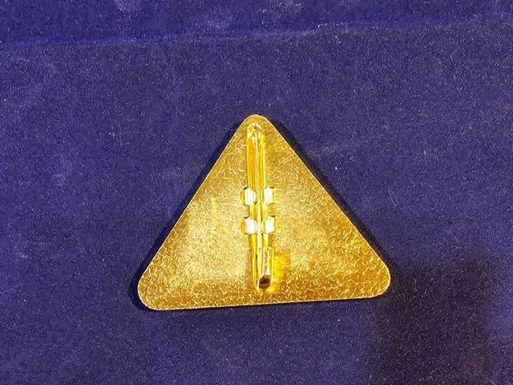 Basler Placchette & Badge: Basler Fasnachtsblaggede  1992 gold – Usato da Wald AR venduto da Bwaldy 1