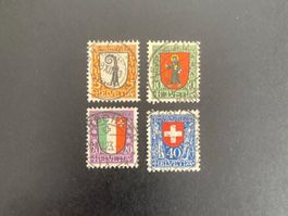 Satz Pro Juventute 1923; LUXUS Vollstempel