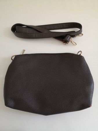 🤩KUNSTLEDER TASCHE BRAUN MIT RIEMEN
