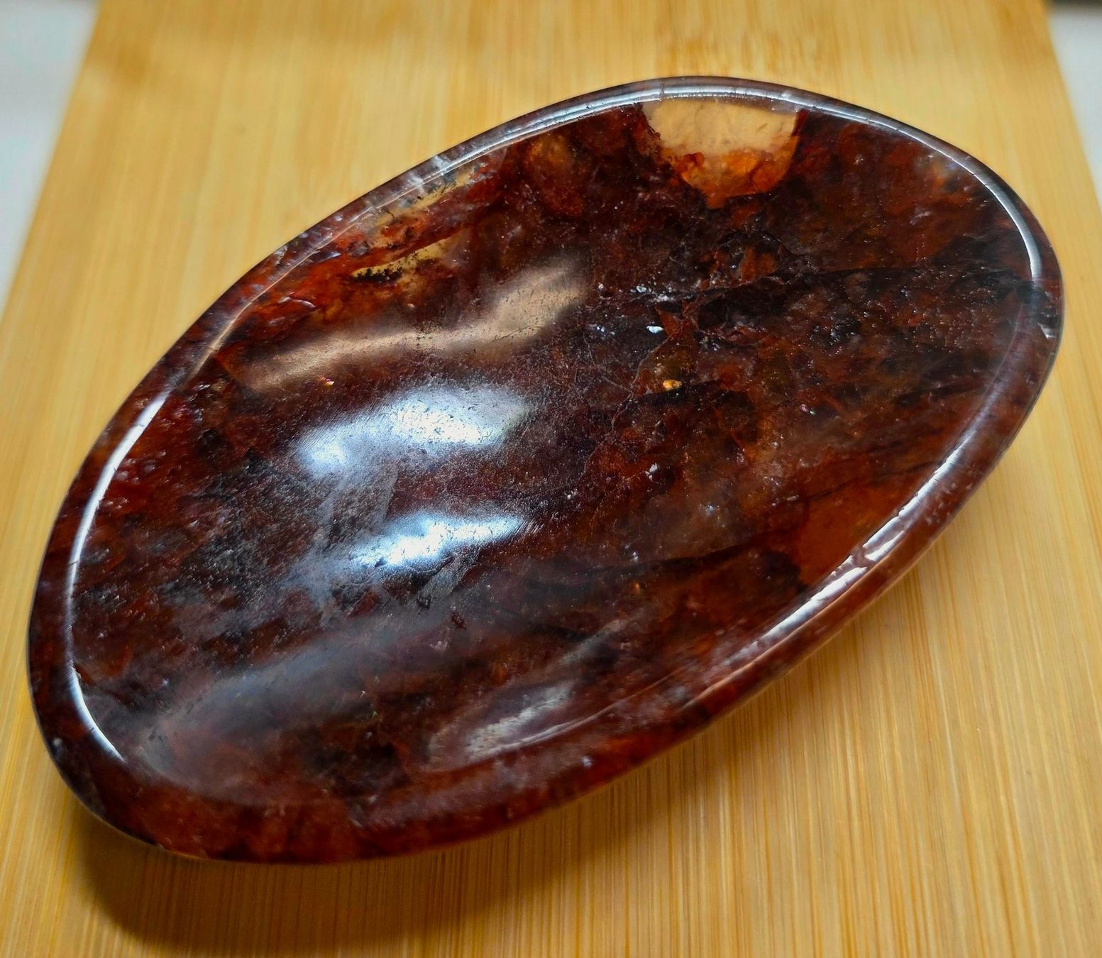 Minerali & Pietre curative: Feuerquarz Schale 177g – Nuovo e nell'imballaggio originale da Matzingen venduto da Shay_Crystalz