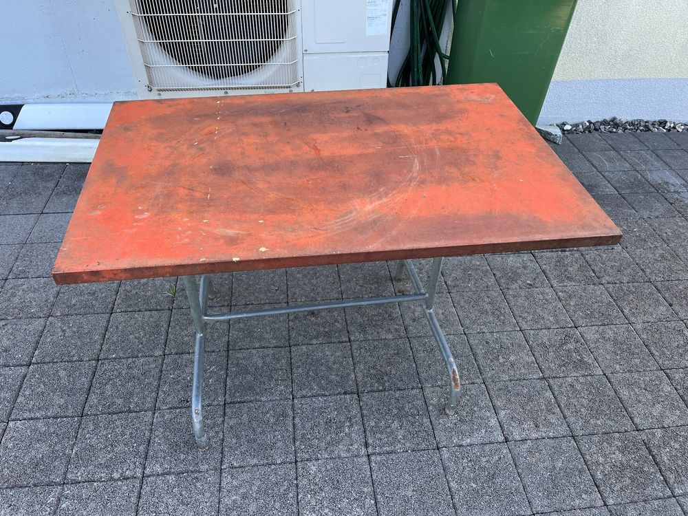 Gartentisch Metalltisch Garten Klapptisch rot Schaffner? Kaufen auf