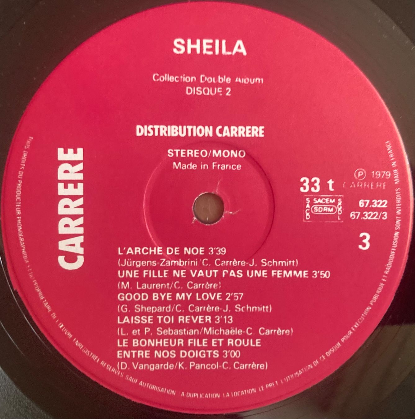 Dischi in vinile: SHEILA - LOVE ME BABY – Usato da Poliez-Pittet venduto da Newtown-Records 3