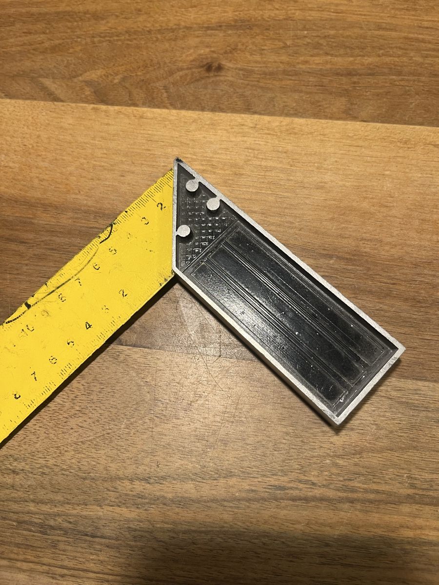 Misurare: Winkellineal gelb Metall Lauffer 30cm gebraucht – Usato da Würenlos venduto da KLG_3TBs 4