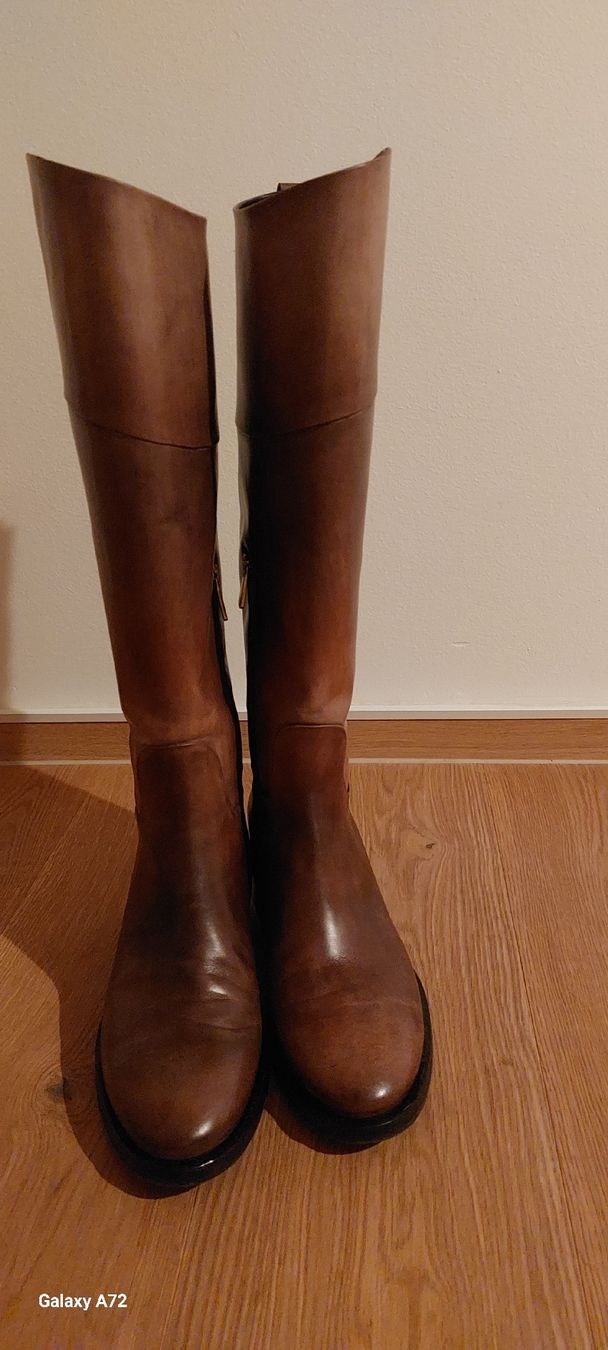Santoni Scarpe da donna: Santoni Leder Stiefel Gr 41 – Nuovo (secondo la descrizione) da Emmetten venduto da Jiver1969 2