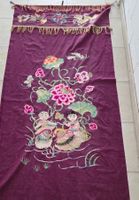 Chinesischer Wandbehang Rollbild Stickerei auf Seide