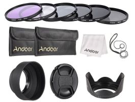FILTER SET 72mm - UV-CPL-FLD-ND2-ND4-ND8 - KAMER FILTER SET