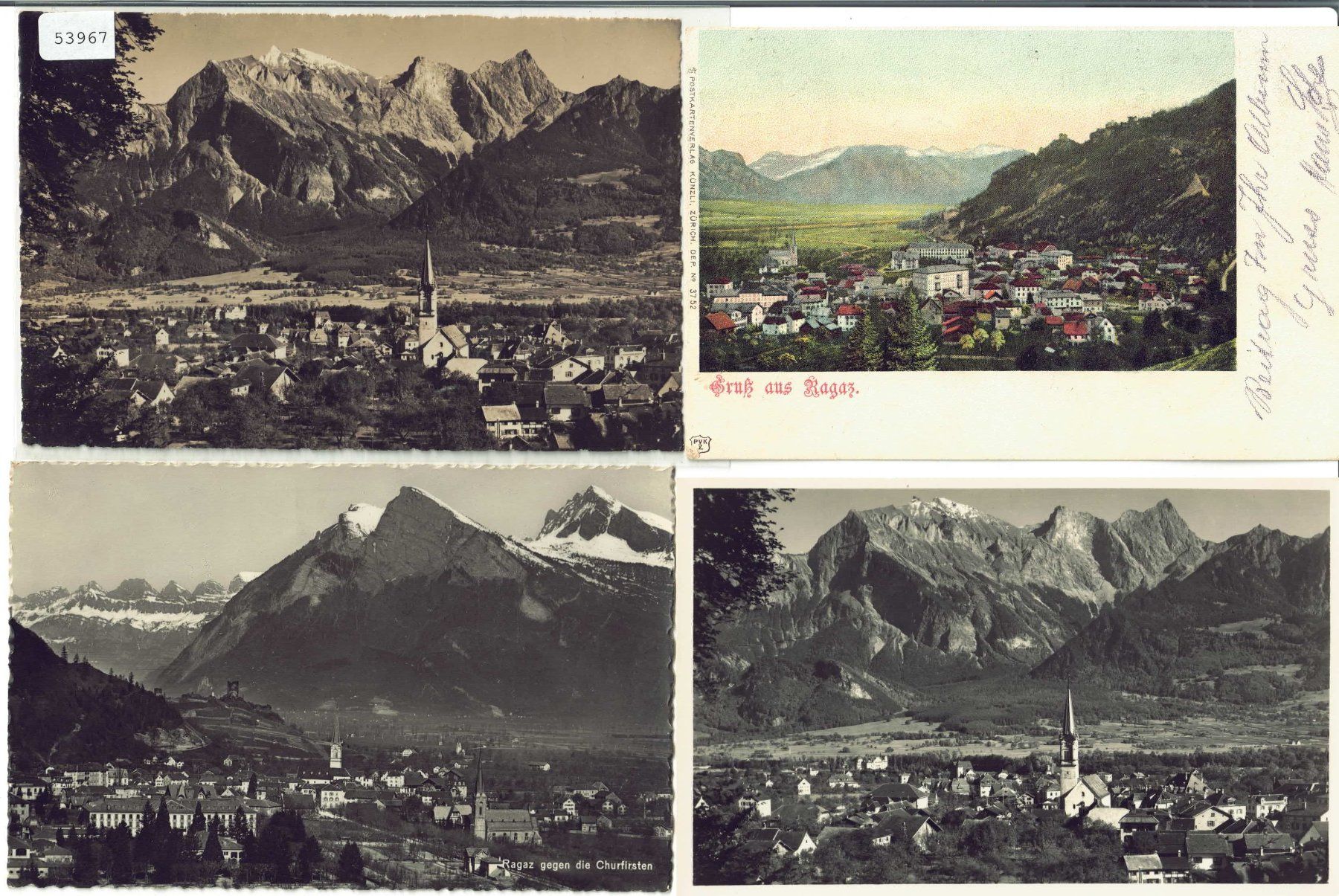 Cartes postales: 4 AK - Bad Ragaz – D'occasion à Ettingen par Kartenplanet
