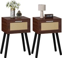 Nachttisch, Beistelltisch, 2er Set