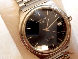 Certina DS, Quartz, 35mm, Saphirglas. Datum, Stahlarmband