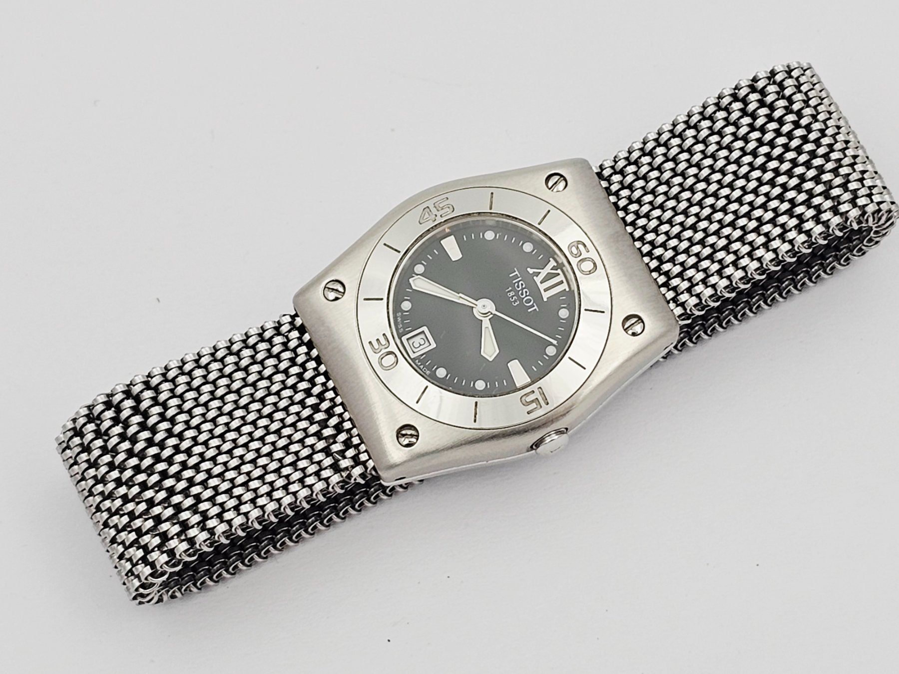 Tissot Orologi: Tissot T-Win Damenuhr Quarz – Usato da Bassersdorf venduto da AnkerWatch