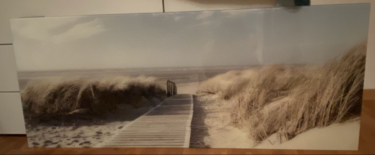 Foto & Immagini: Glasbild Sanddüne mit Holzsteg – Usato da Lüscherz venduto da junior74 1