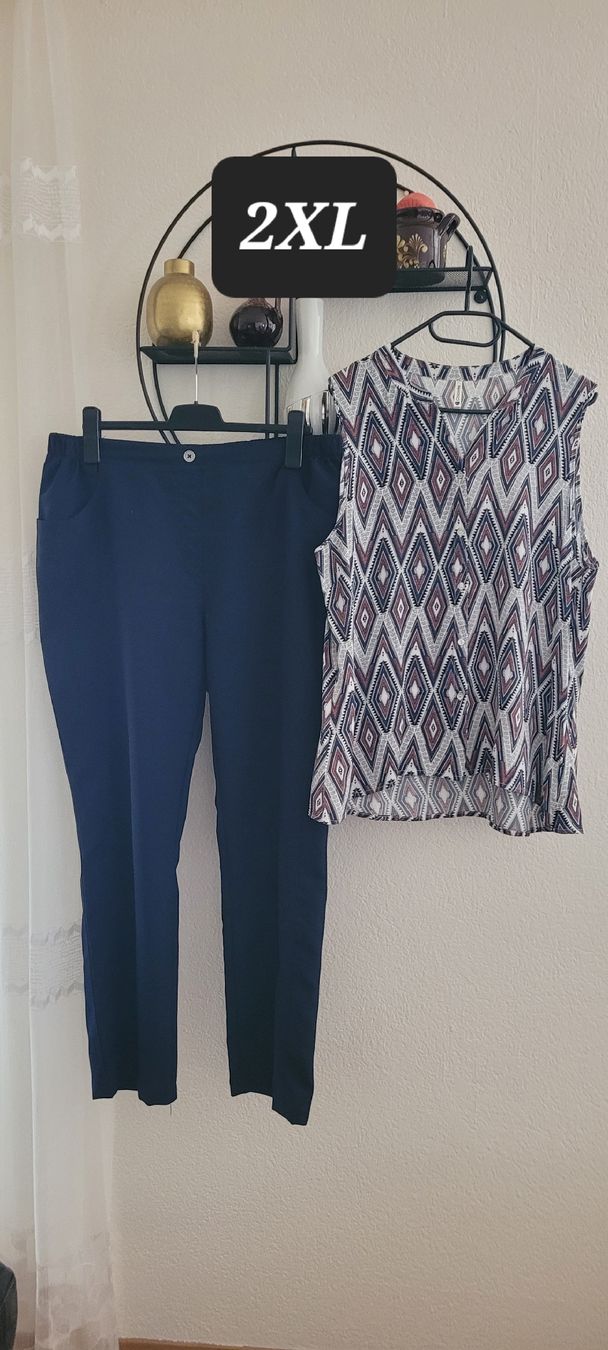 Kleiderpakete: Pantalon et chemise été  extra elastique taille 48/50 – Neu (gemäss Beschreibung) aus Vevey von x_y_f