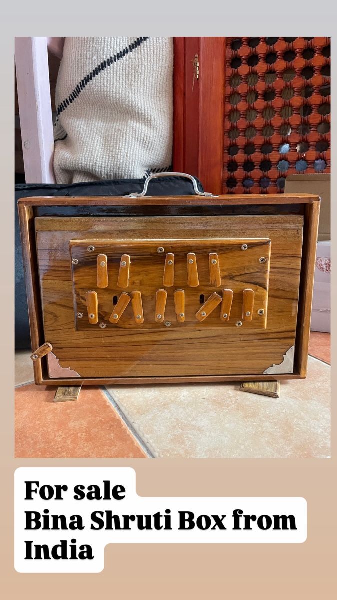 Strumenti musicali: Shruti Box Bina aus Indien – Nuovo (secondo la descrizione) da Hochdorf venduto da jayayoga 1