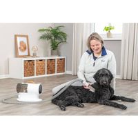 Schermaschine für Hunde mit Fellsauger