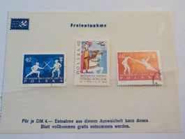 Europa, Polen, Sammelblatt, Postfrisch