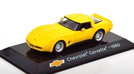 Chevrolet Corvette C3 Coupé Phase VI 1980-1982 gelb     1:43