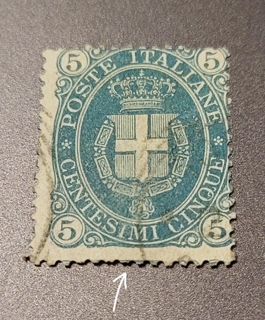 Tutti i francobolli: Italien 1889 abart dezentriert – Usato da St Gallen venduto da Stampsalshobby