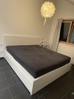 MALM Bett 180x200 weiss inkl. Lattenrost + 4 Schubladen