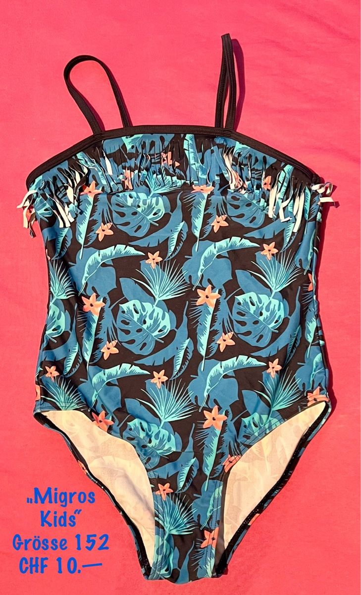 Migros Costumi da bagno & Bikini: Migros Kids Badeanzug Grösse 152 – Usato da Baar venduto da Princesaphantagiro