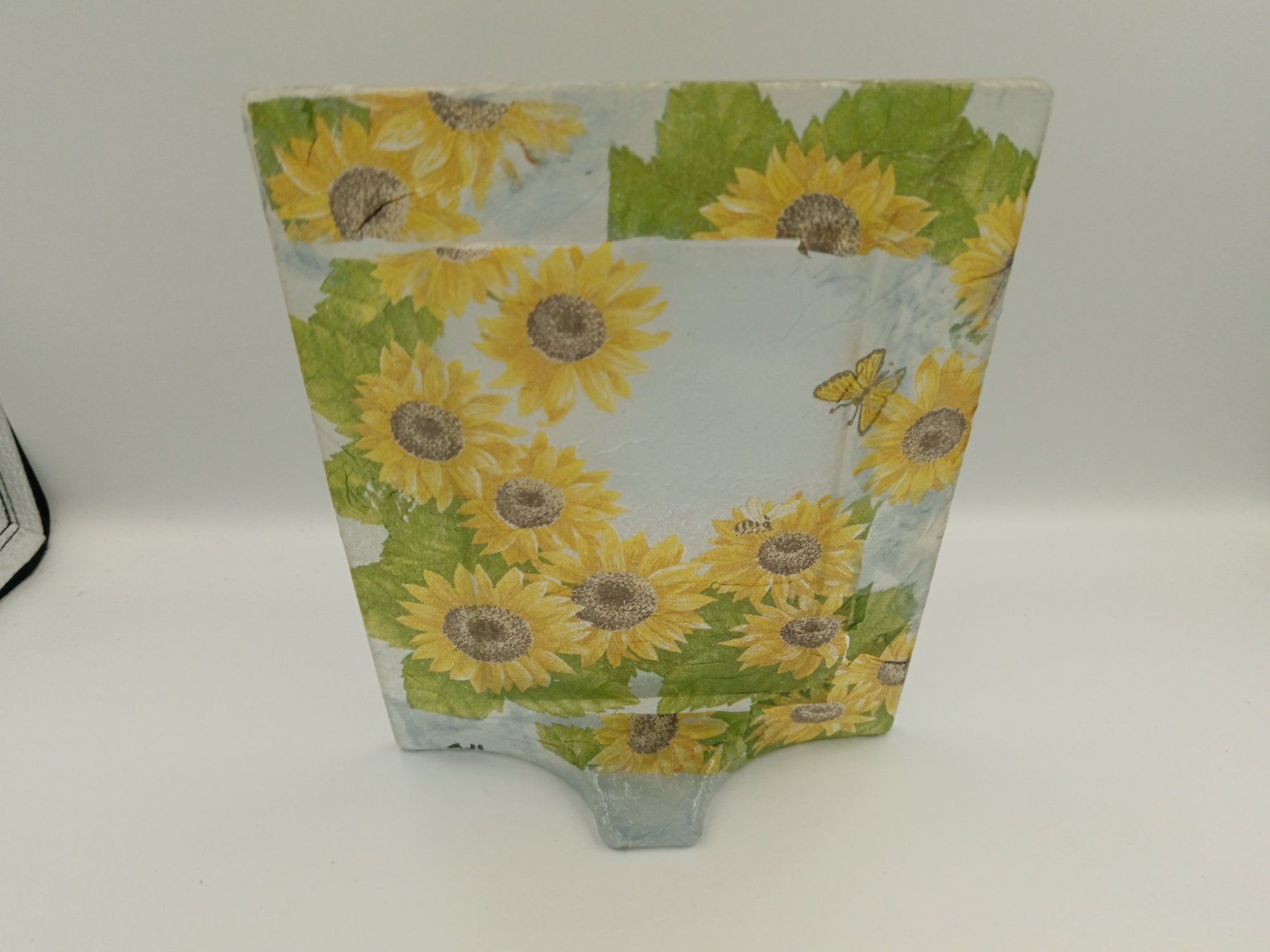 Cadres de tableaux: Glas-Bilderrahmen mit Sonnenblumen – Neuf (Voir description) à Bäch SZ par Swissy46 3
