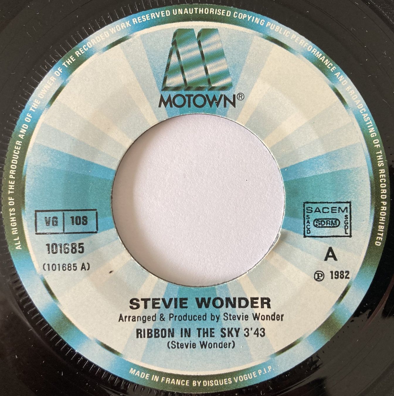 Schallplatten: STEVIE WONDER - RIBBON IN THE SKY – Gebraucht aus Bottens von hotter-than-hell 2
