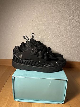 Schwarze Lanvin Curbs Grösse 44