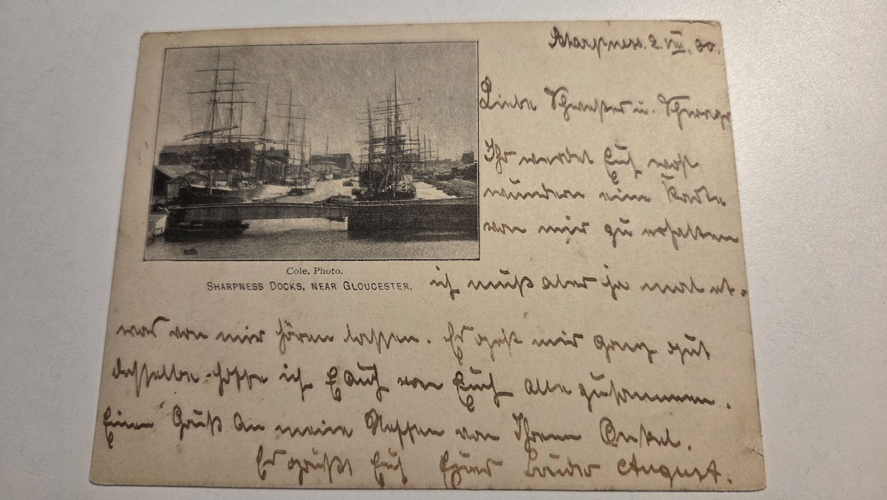 Ansichtskarten: 1900 Ansichtskarte Sharpness Docks, Near Gloucester England – Gebraucht aus Arni AG von Moth68 2