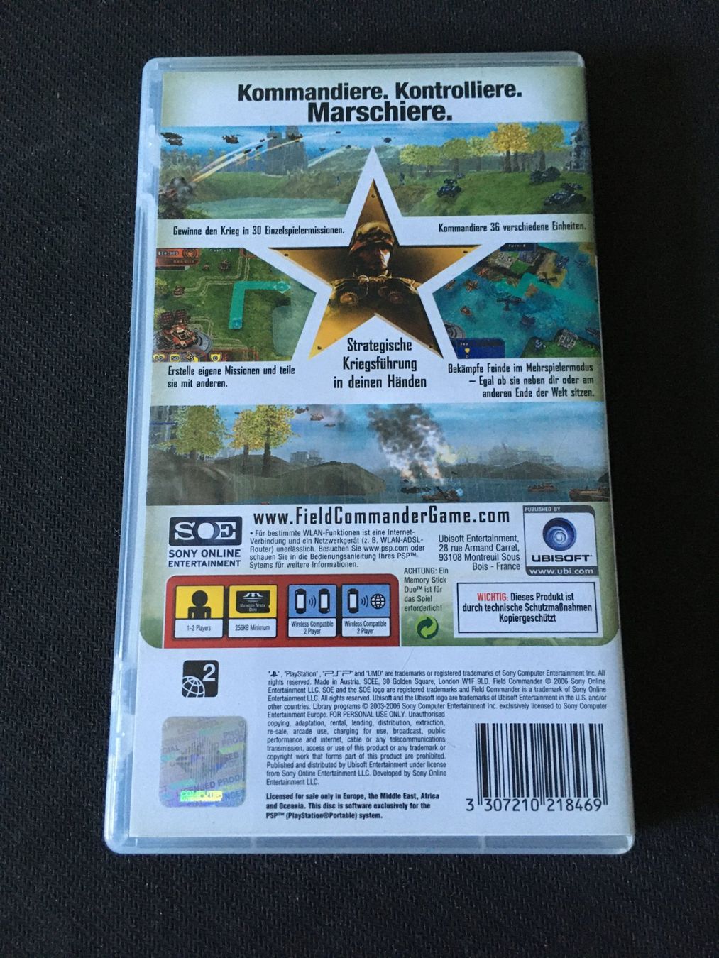 Sony Giochi: Field Commander für PSP – Usato da St.Gallen venduto da sjosjo 1