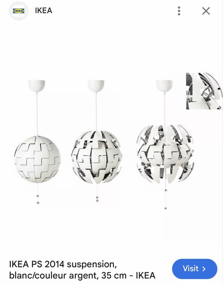 Ikea Lustres & lampes de plafonds: Ikea PS 2014 vintage lamp – D'occasion à Zürich par ali_bb9z 1