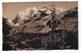 Kiental Gorneren Blick auf Bundalp Blümlisalpgruppe  1950