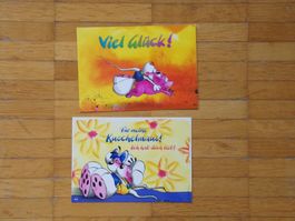 Diddl Postkarten  2 Stück   Set O85