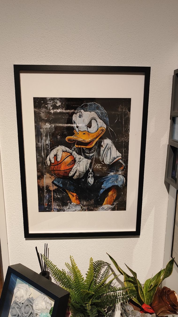 Foto & Immagini: Modern Art, Donald Duck, inkl. Rahmen – Nuovo e nell'imballaggio originale da St. Gallen venduto da BlackHawkJFR