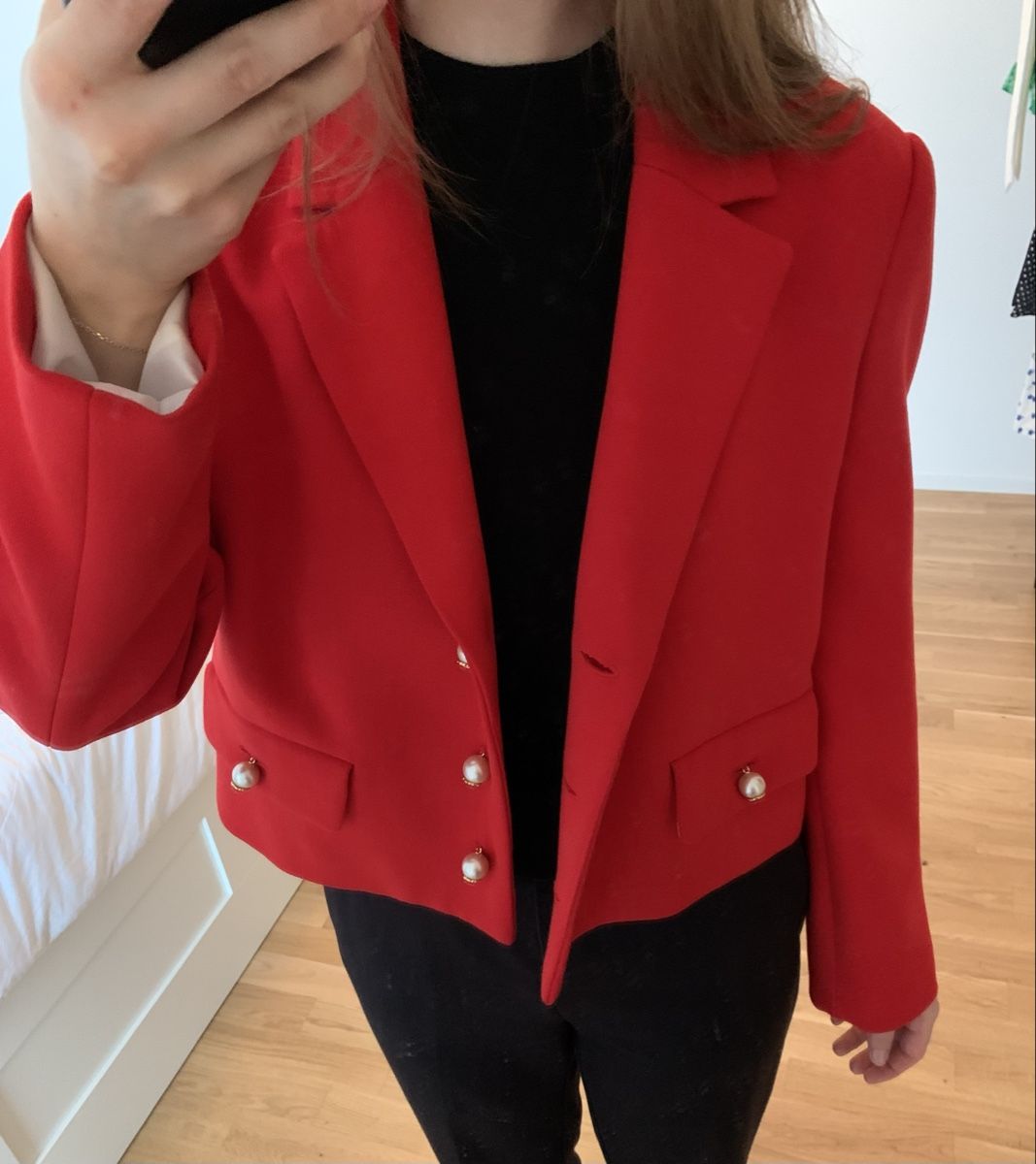 Giacche: Cropped Blazer rot Zara – Nuovo (secondo la descrizione) da St. Gallen venduto da delideja01 2