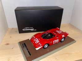 Abarth Fiat 2000 S 1969 Winner Targa Florio 1/18 Tecnomodel