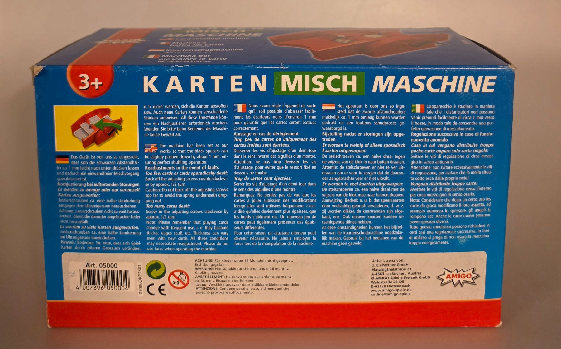 Giochi: Kartenmischmaschine Amigo Neu – Nuovo e nell'imballaggio originale da Oberuzwil venduto da aseinkaufswelt 2
