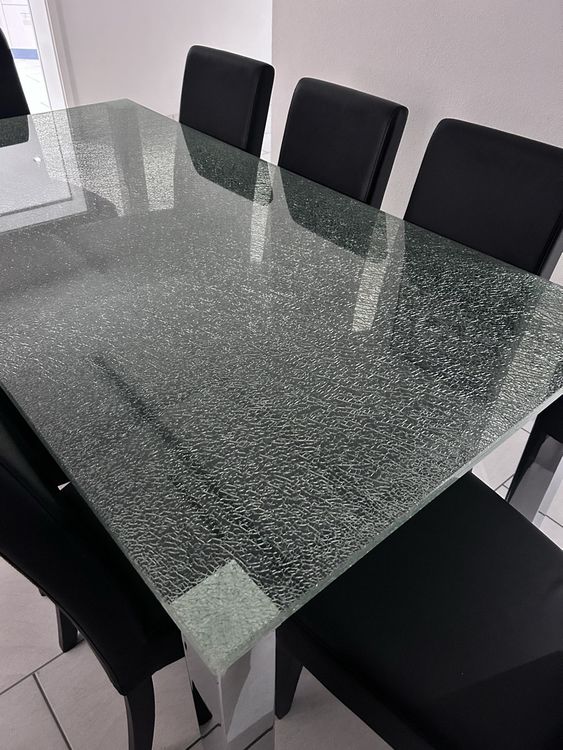 Tisch Mit Crashglas