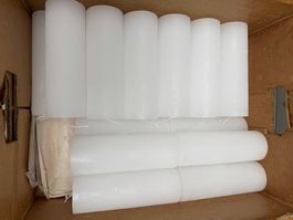 544 Posten Raureifkerzen aus Liquidation