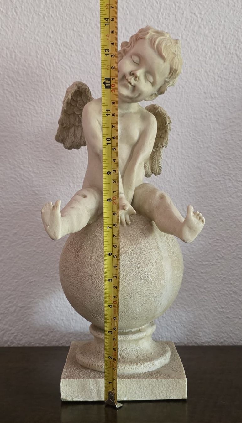 Tutte le decorazioni: Deko Engel Figur Skulptur auf Kugel – Usato da Rheinsulz venduto da Dred 6