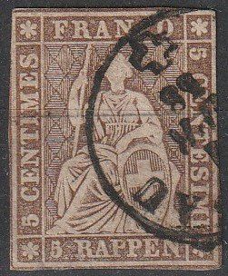 Tous les timbres: Schweiz-Strubel Nr.22G – D'occasion à uttwil par koe_z8jm